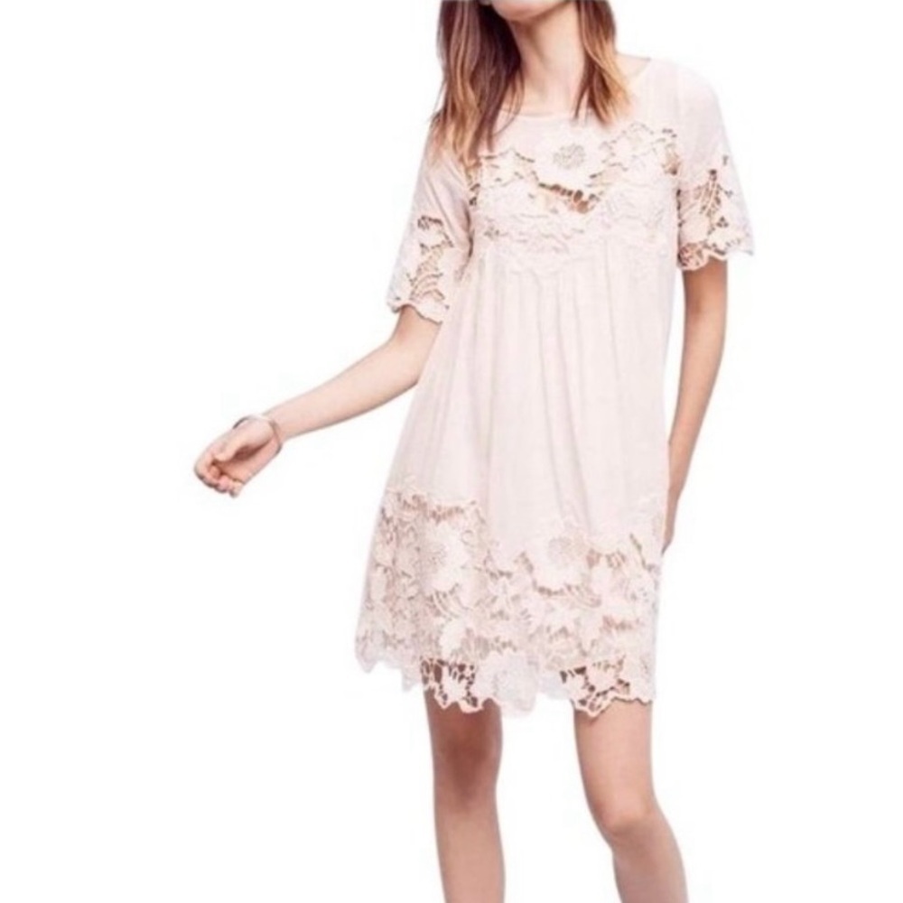 NWT- Anthropologie Holding Horses Babydoll Dress – Size 4